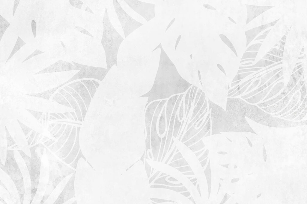 Fond blanc avec des feuilles Fond blanc avec des feuilles