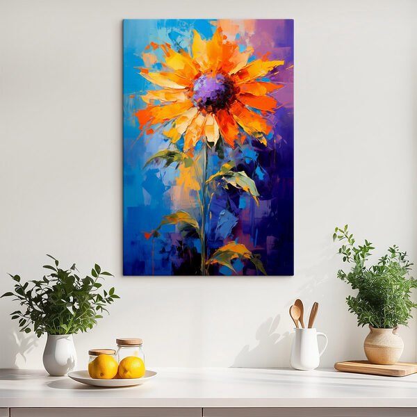 Peinture d'un tournesol Peinture d'un tournesol