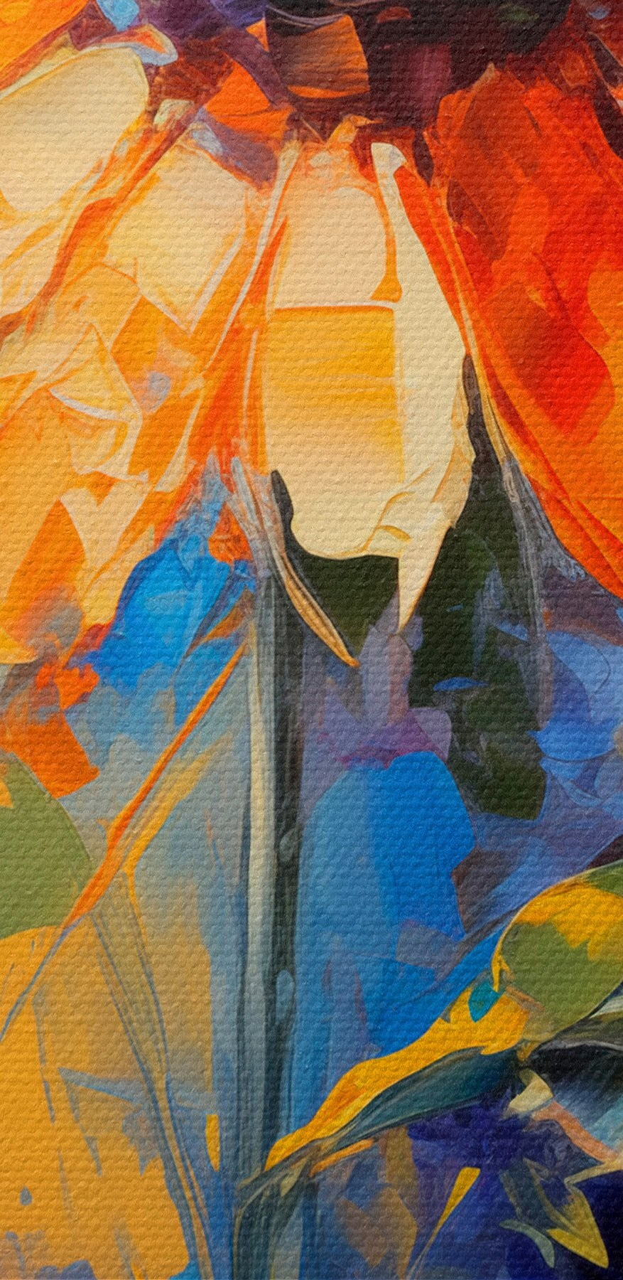 Peinture d'un tournesol Peinture d'un tournesol