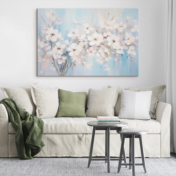 Peinture de fleurs blanches Peinture de fleurs blanches
