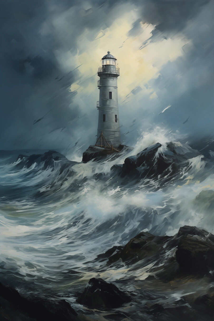 Phare dans l'océan Phare dans l'océan