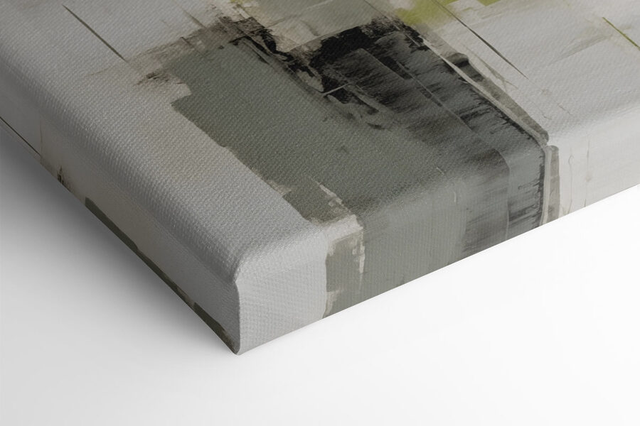 Peinture d'un art gris et jaune Peinture d'un art gris et jaune