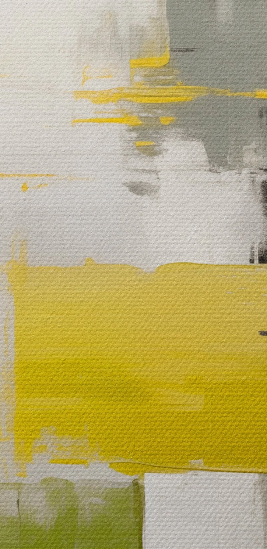 Peinture d'un art gris et jaune Peinture d'un art gris et jaune