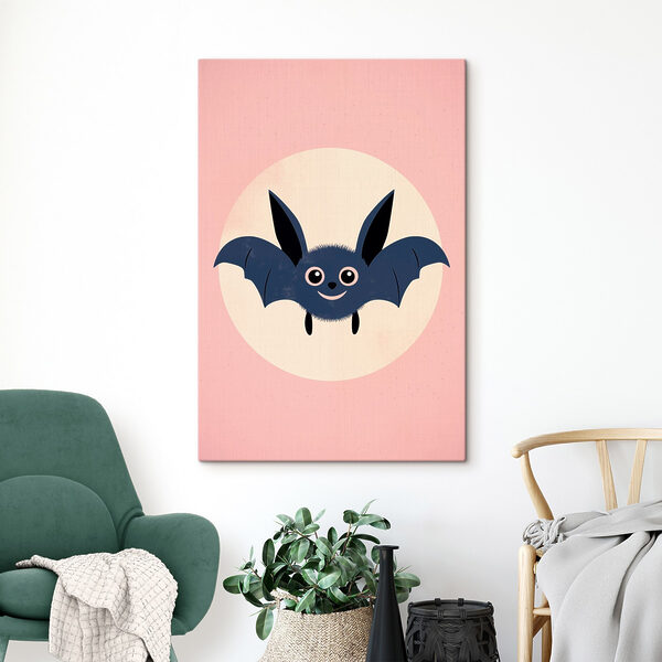 Dessin humoristique d'une chauve-souris Dessin humoristique d'une chauve-souris