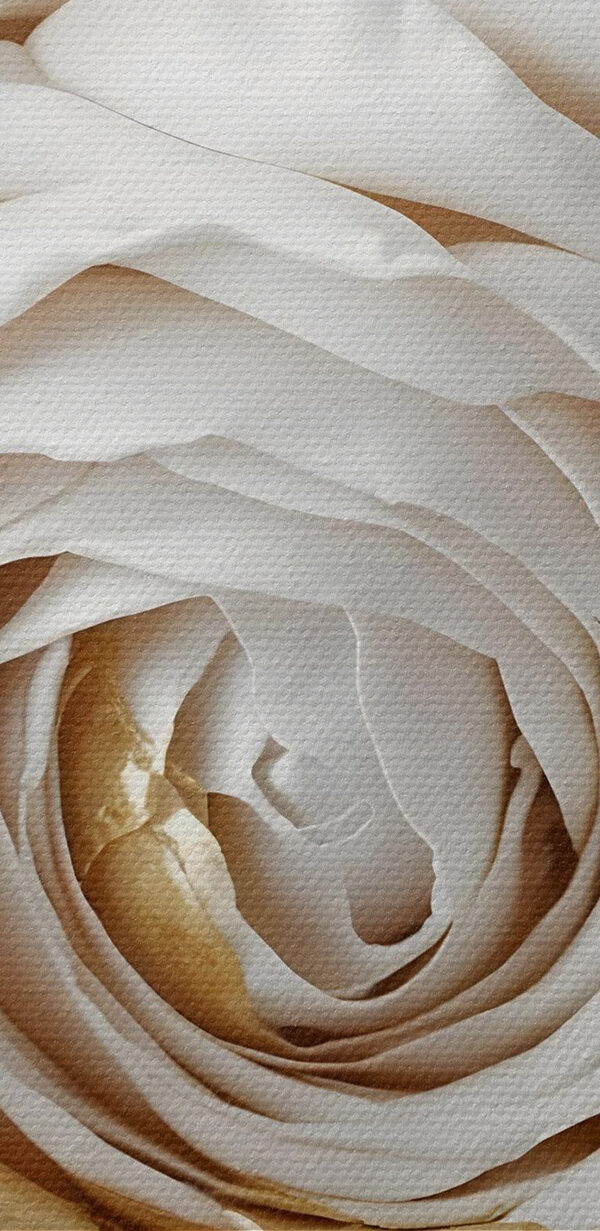 Art floral exquis en blanc et or Art floral exquis en blanc et or