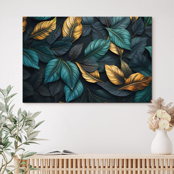 Feuilles vibrantes aux couleurs harmonieuses Feuilles vibrantes aux couleurs harmonieuses