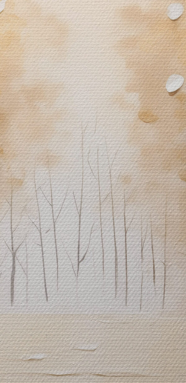 Des arbres sereins dans des teintes douces Des arbres sereins dans des teintes douces