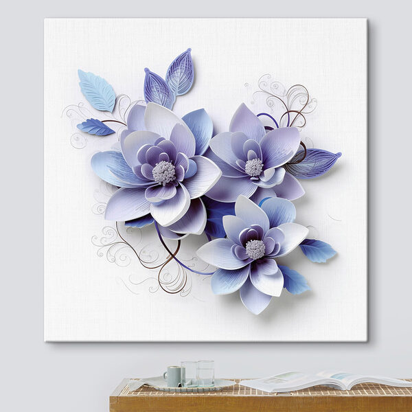 Groupe de fleurs avec feuilles Groupe de fleurs avec feuilles