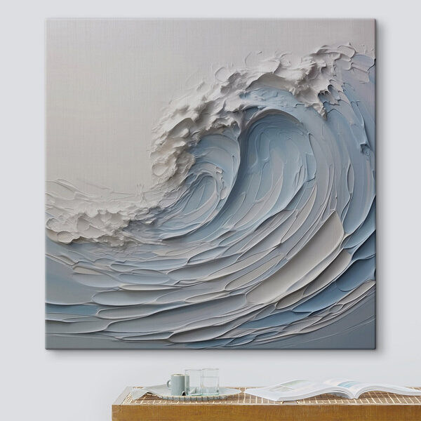 Vague blanche et bleue Vague blanche et bleue