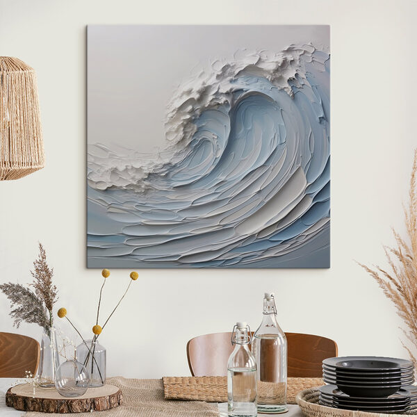 Vague blanche et bleue Vague blanche et bleue