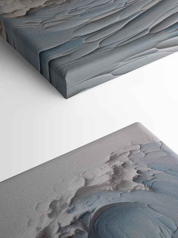 Vague blanche et bleue Vague blanche et bleue