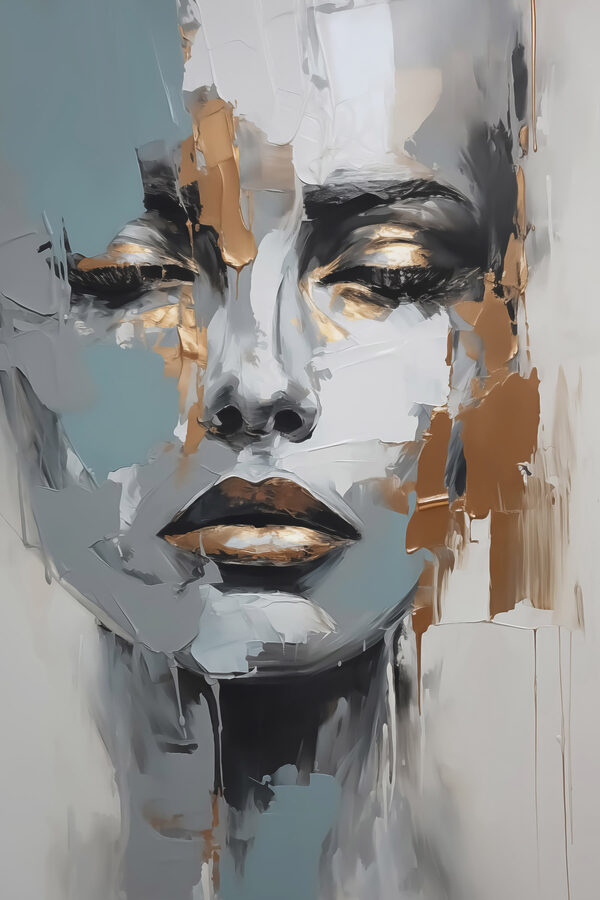 Peinture d'un visage de femme Peinture d'un visage de femme