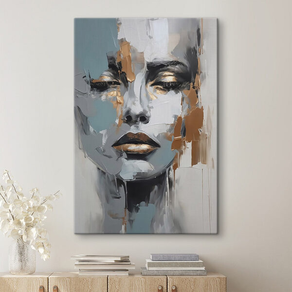 Peinture d'un visage de femme Peinture d'un visage de femme
