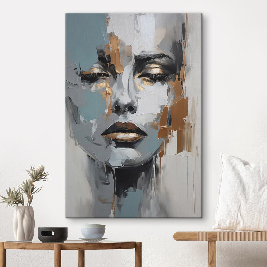 Peinture d'un visage de femme Peinture d'un visage de femme
