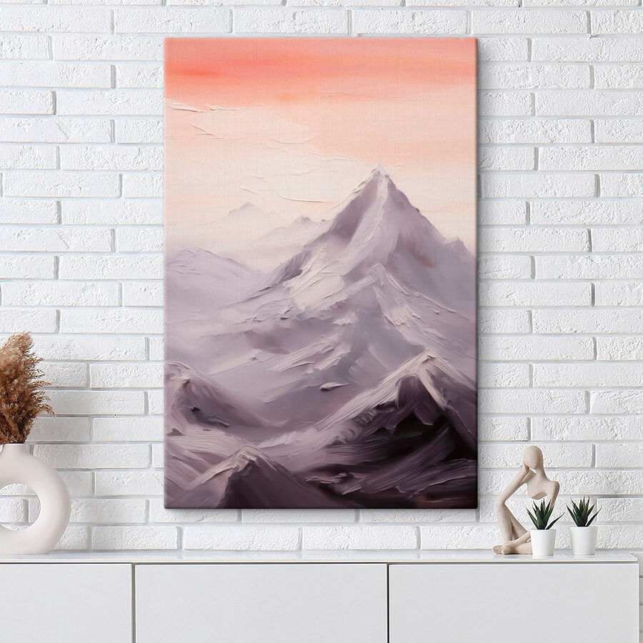 Chaîne de montagnes enneigées