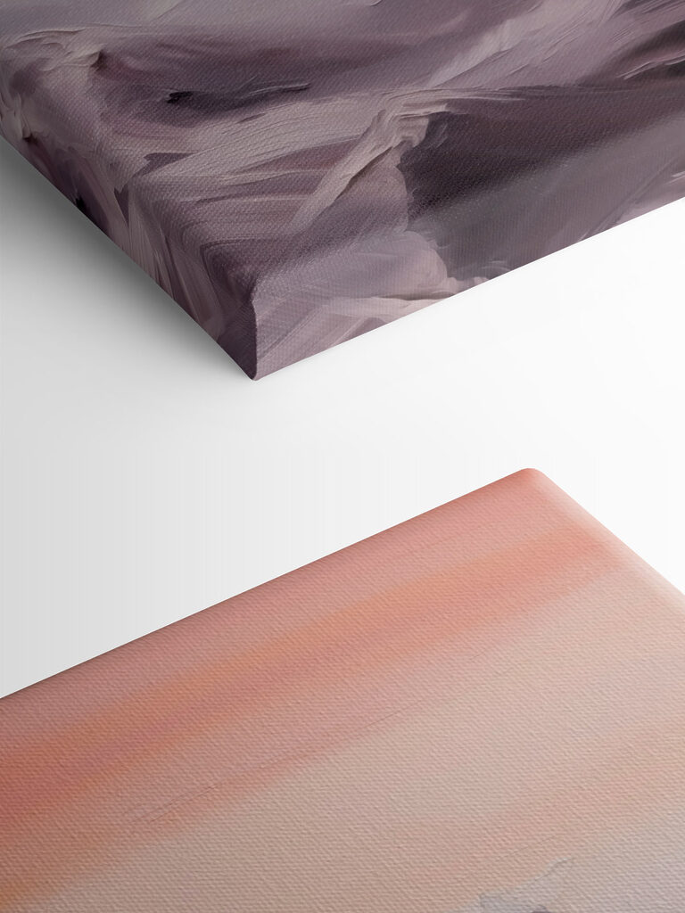 Mountain range with snow