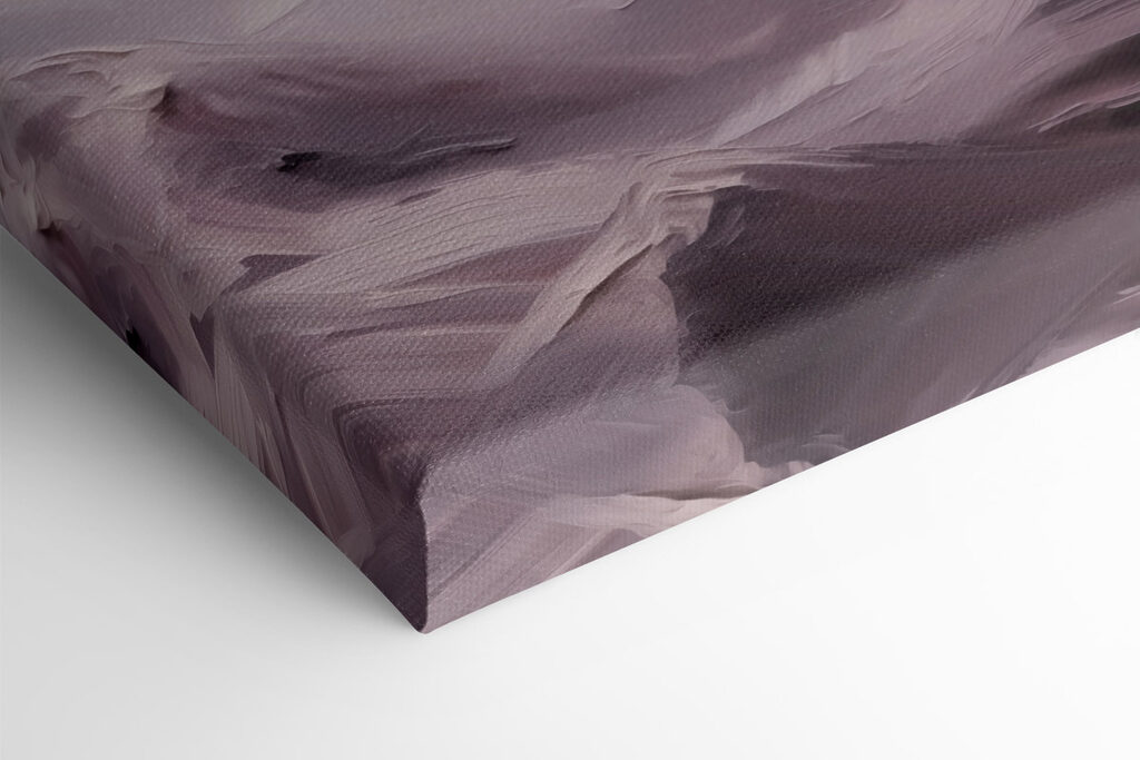 Mountain range with snow