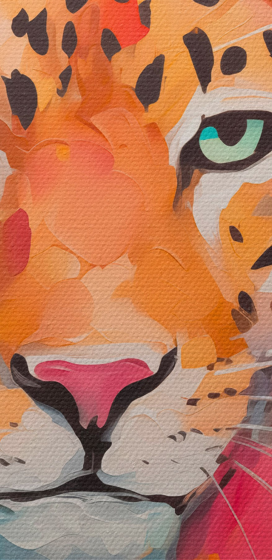 Peinture d'un léopard