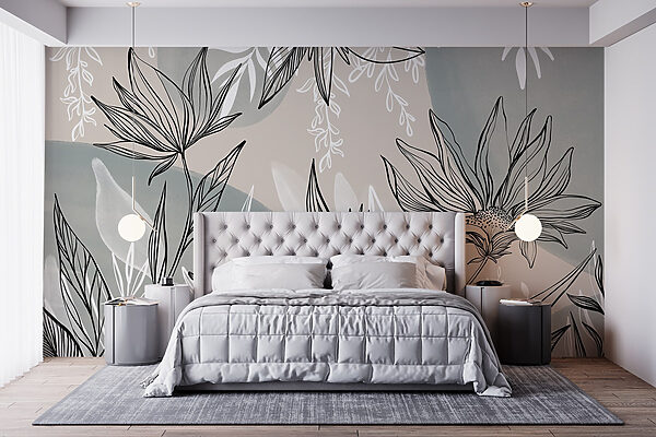 Dessin de fleurs et de feuilles Dessin de fleurs et de feuilles