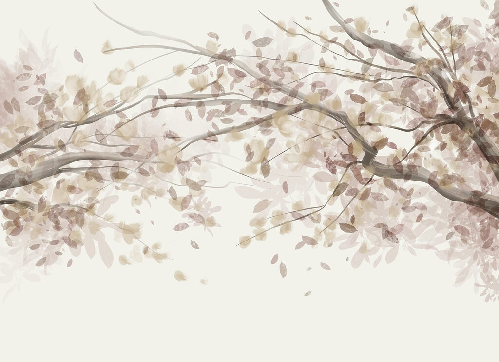 Branche d'arbre avec feuilles Branche d'arbre avec feuilles
