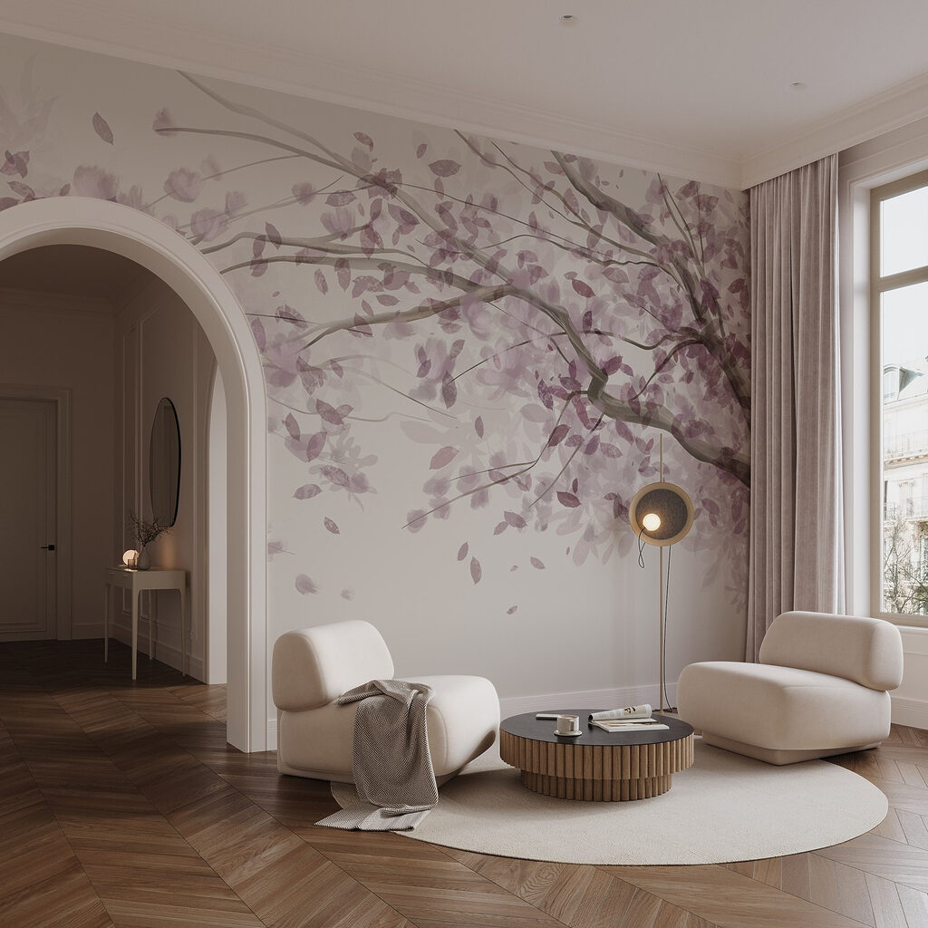 Tree with purple leaves Tree with purple leaves