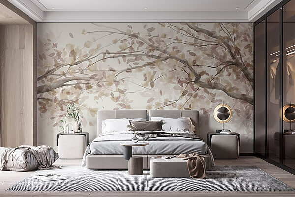 Branche d'arbre avec feuilles Branche d'arbre avec feuilles