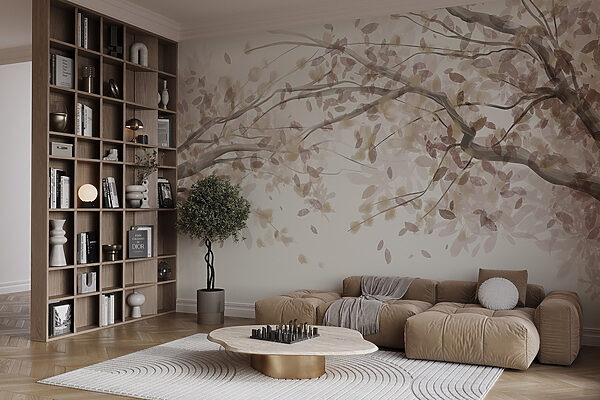 Branche d'arbre avec feuilles Branche d'arbre avec feuilles