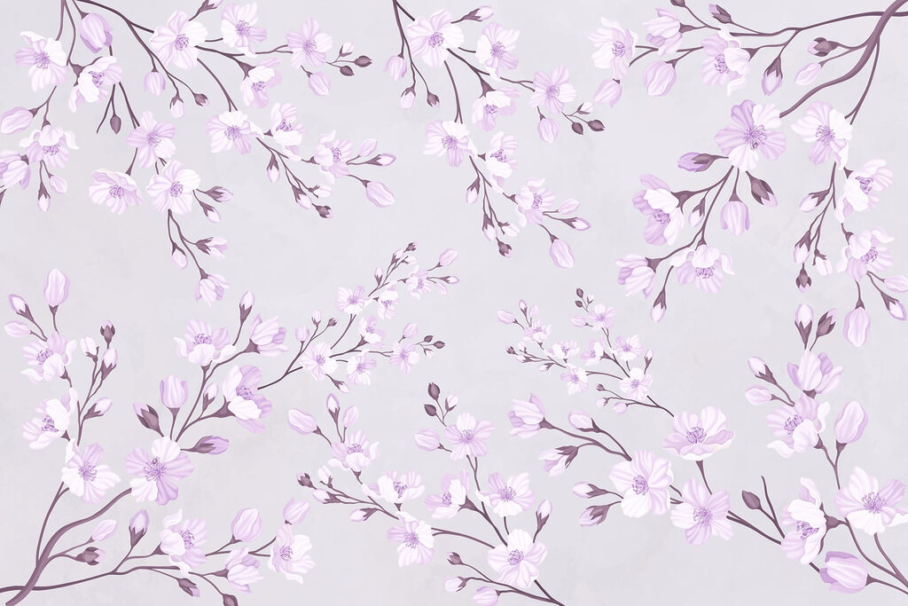 Motif de fleurs sur fond blanc Motif de fleurs sur fond blanc