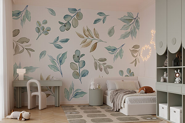 Motif de feuilles et de branches Motif de feuilles et de branches