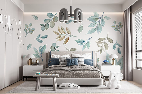 Motif de feuilles et de branches Motif de feuilles et de branches