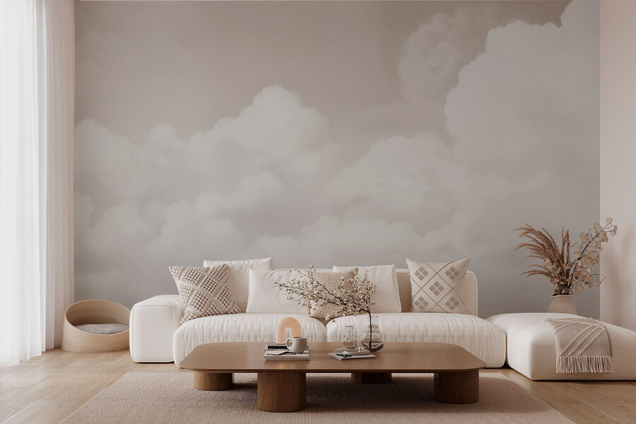 Ciel nuageux avec nuages