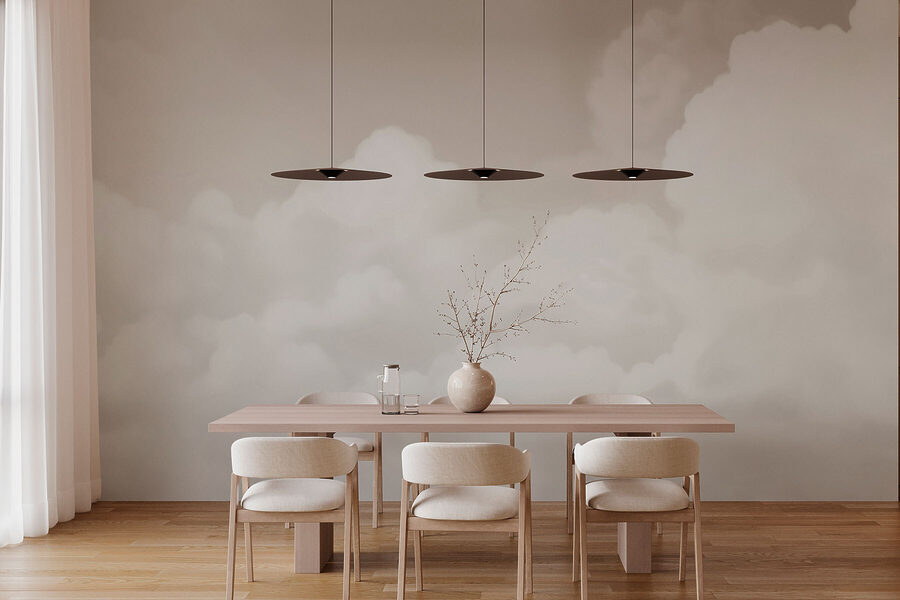 Ciel nuageux avec nuages
