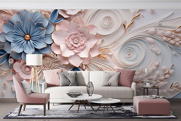 Fleurs et feuilles en papier Fleurs et feuilles en papier