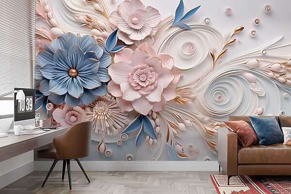 Fleurs et feuilles en papier Fleurs et feuilles en papier