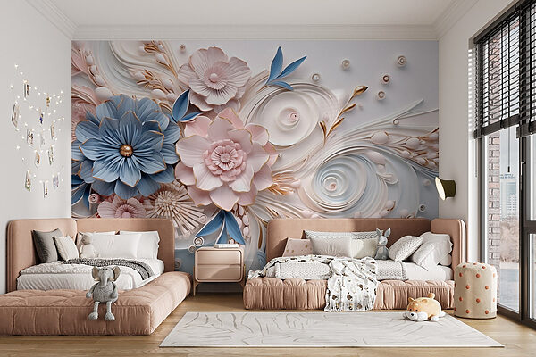 Fleurs et feuilles en papier Fleurs et feuilles en papier