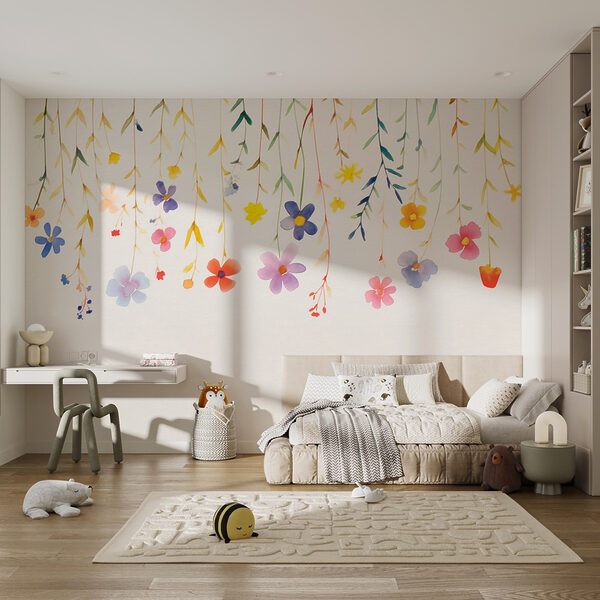 Aquarelle de fleurs et de feuilles Aquarelle de fleurs et de feuilles