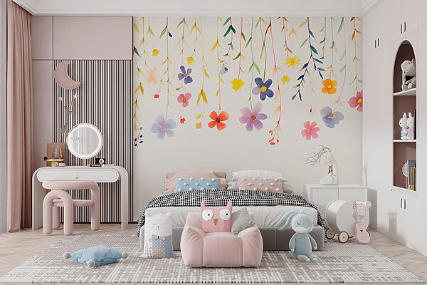 Aquarelle de fleurs et de feuilles Aquarelle de fleurs et de feuilles