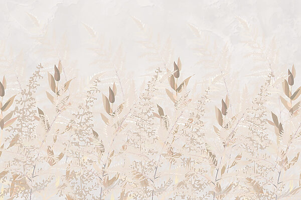 Motif d'inspiration naturelle aux tons doux Motif d'inspiration naturelle aux tons doux