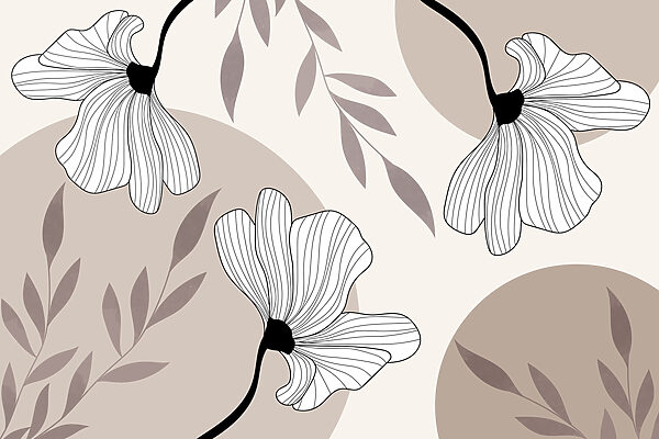 Dessin floral délicat Dessin floral délicat