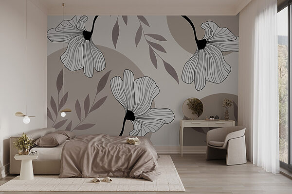 Dessin floral délicat Dessin floral délicat