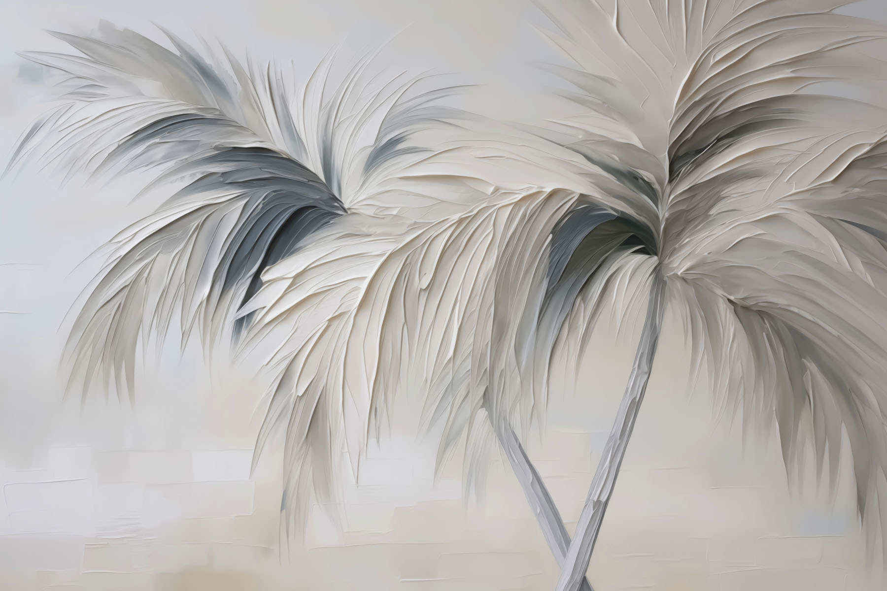 Painting of palm trees