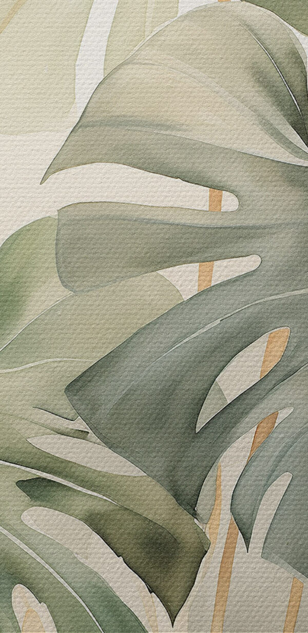 Peinture de feuilles sur fond blanc Peinture de feuilles sur fond blanc