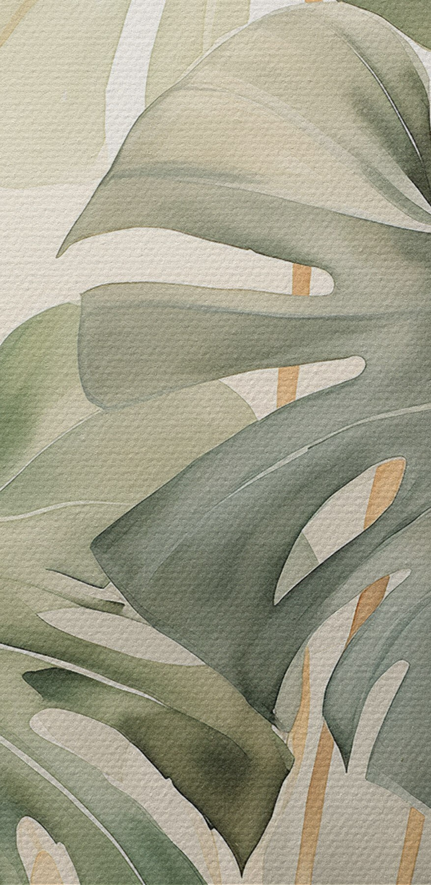 Peinture de feuilles sur fond blanc Peinture de feuilles sur fond blanc