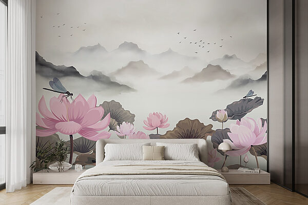 Peinture de fleurs et d'eau Peinture de fleurs et d'eau