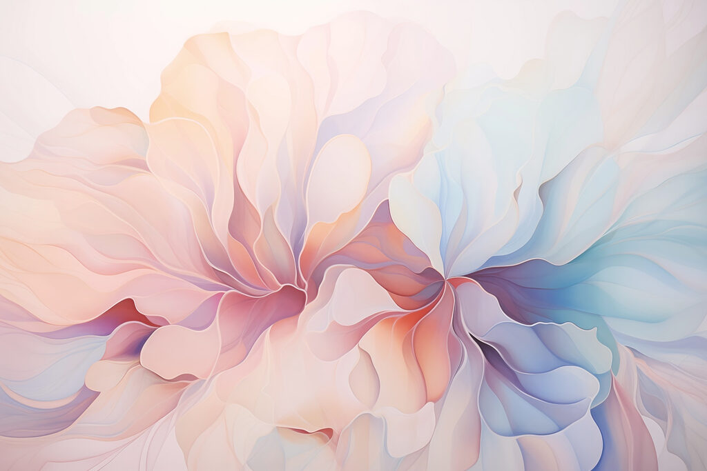 Pastels doux dans des motifs fluides Pastels doux dans des motifs fluides