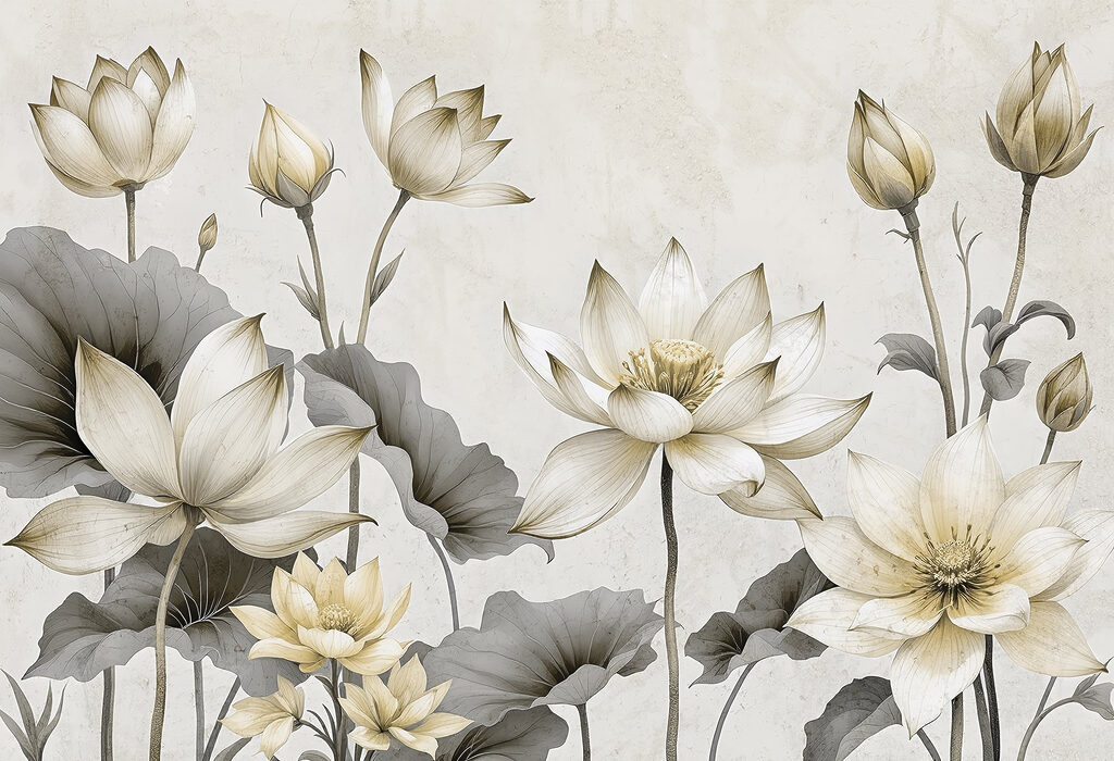 De belles fleurs dans des teintes douces De belles fleurs dans des teintes douces