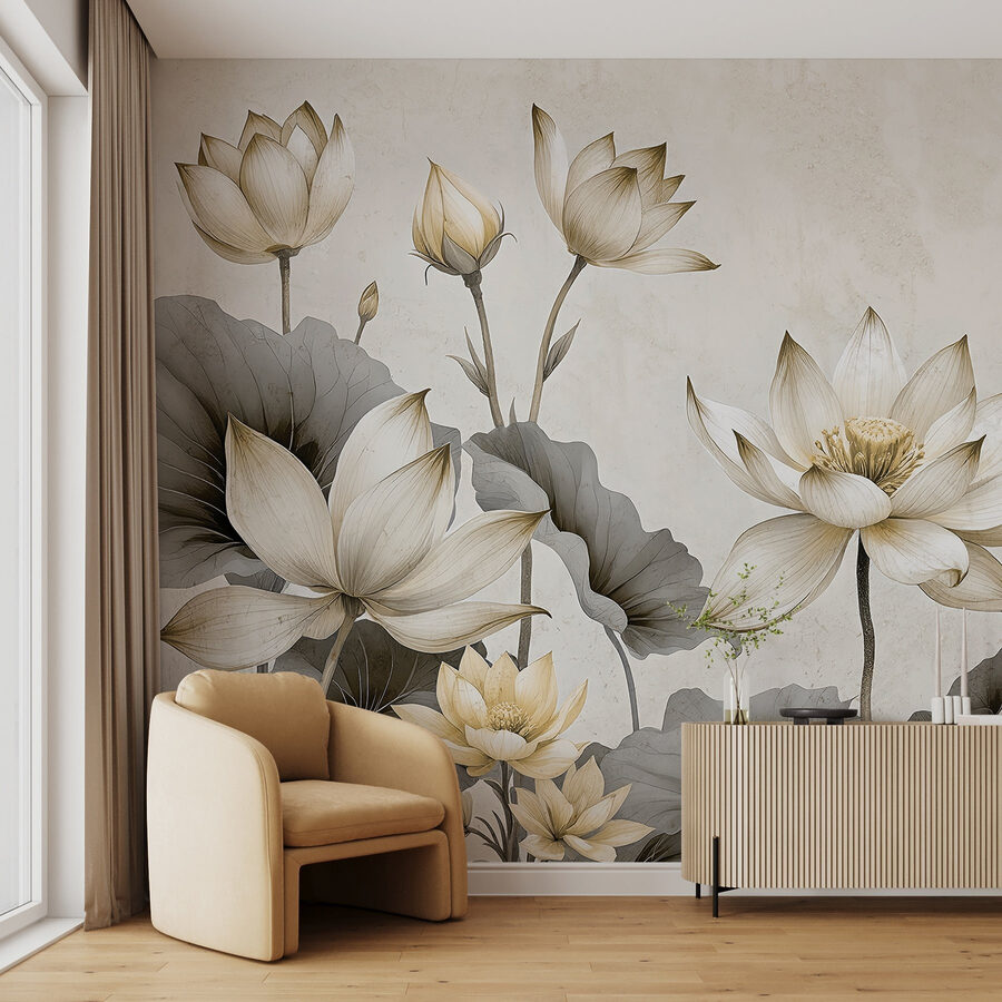 De belles fleurs dans des teintes douces De belles fleurs dans des teintes douces