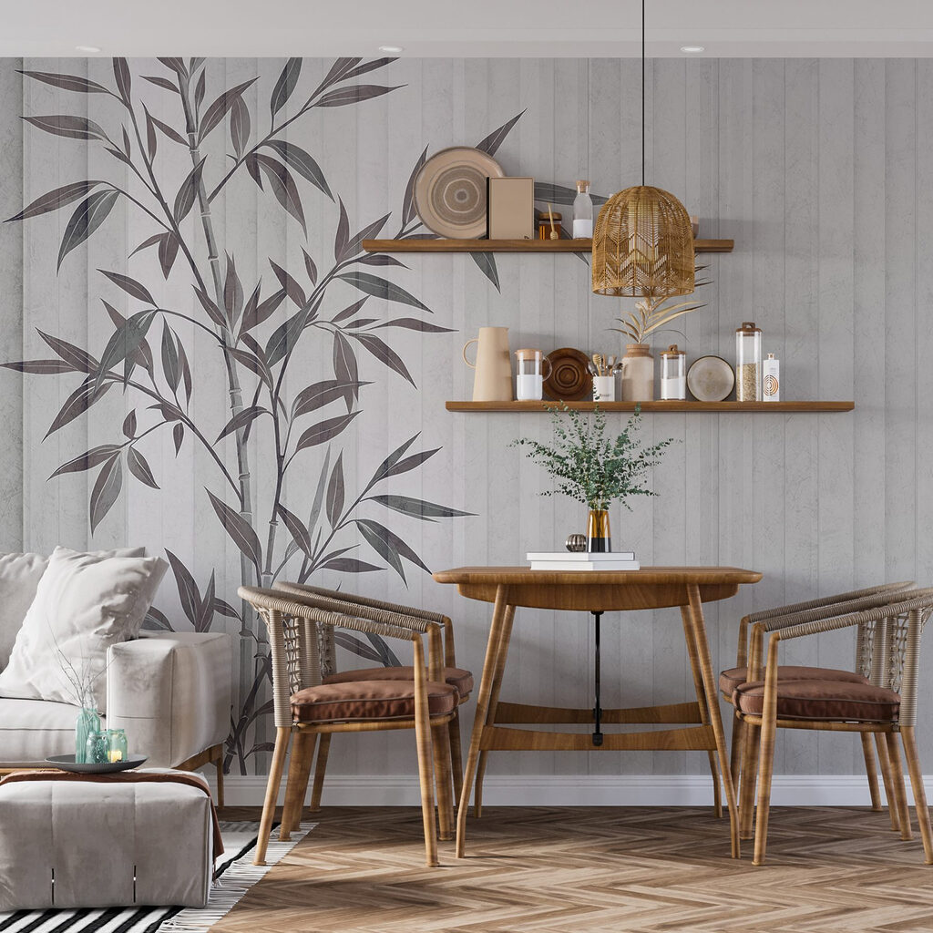 Plant with leaves on it