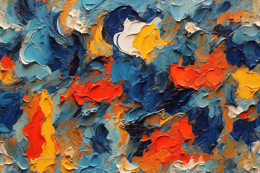 Des couleurs vives dans une expression vive