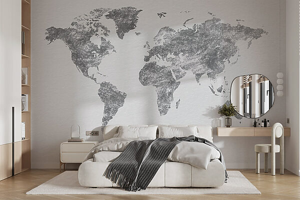 Papier peint Carte du monde (UGS : w03312v3) Papier peint Papier peint Carte du monde (UGS : w03312v3)